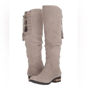 Sorel Farah Tall Waterproof Knee Boots - Kettle, Jet